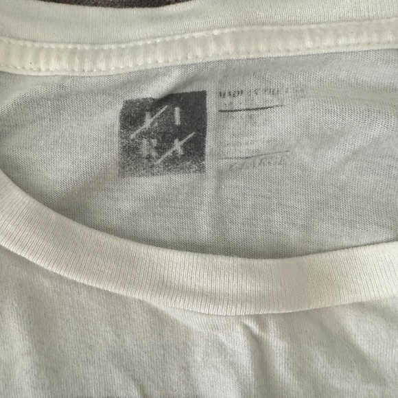 Vintage 90s Grunge Lira Striped T-Shirt - Picture 3 of 4